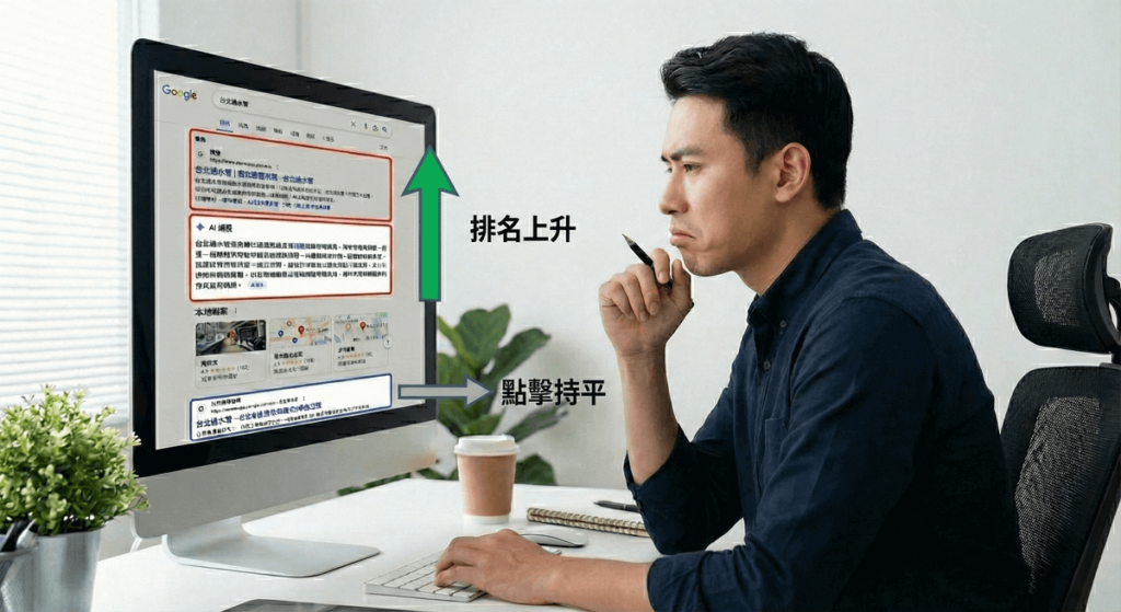 在資訊型查詢上，「零點擊搜尋（Zero-Click Search）」的比例正在上升