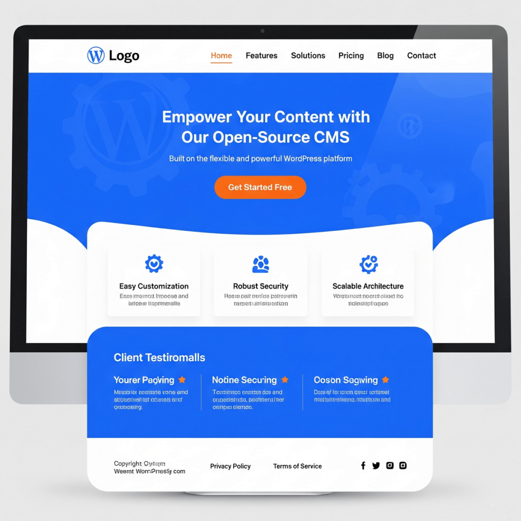 開源內容管理系統，最大的優勢在於您百分之百絕對擁有網站，資料可自由打包搬遷至任何主機。它的多頁式樹狀架構完全自由，頁面無上限擴充，是全球公認最適合優化的系統。後續隱藏成本最低，行銷團隊可直接於後台進行技術與內容優化。