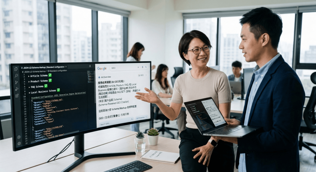結構化資料（Schema Markup）變得越來越重要，結構化資料的作用，是讓搜尋引擎與 AI 系統更容易理解網站內容，所以我們必須埋設結構化資料主動將資訊餵給 AI，讓 AI 更容易在搜尋結果中直接引用您的內容。