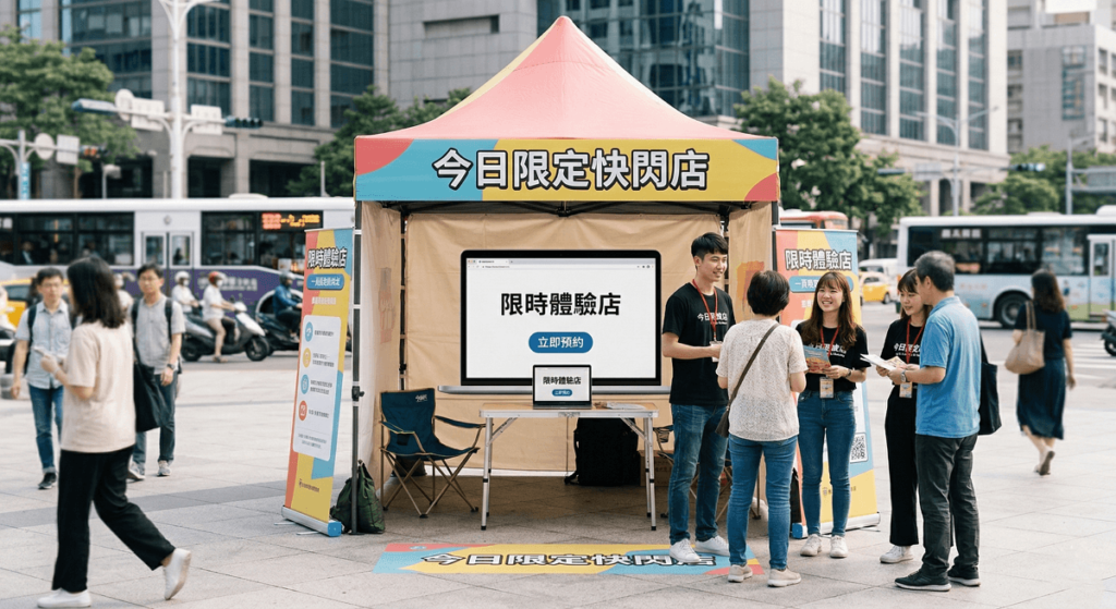 一頁式網站就像是在路邊搭一個臨時的宣傳帳篷，搭得快、拆得也快。當廣告停止投放、活動結束之後，流量與曝光也會一起消失。