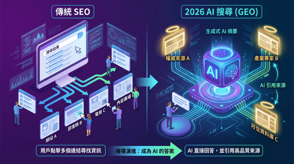 為了不讓你的網站流量被 AI 吃掉，專業的SEO服務會建議你改變文章的架構寫法。