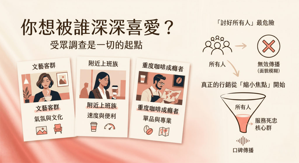 你想被誰深深喜愛呢?你的受眾是誰?