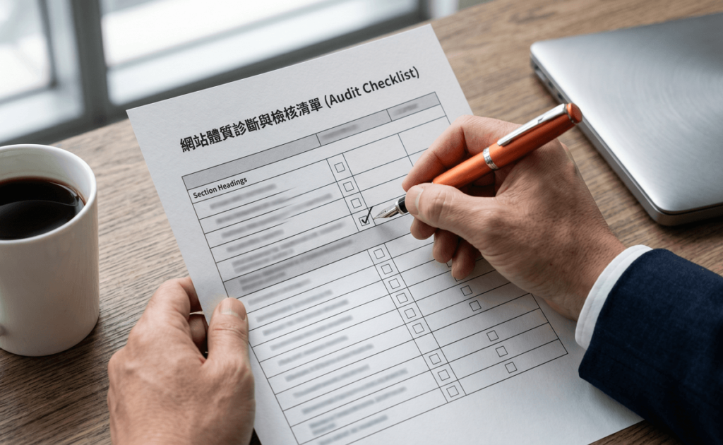 網站體質診斷及檢核清單