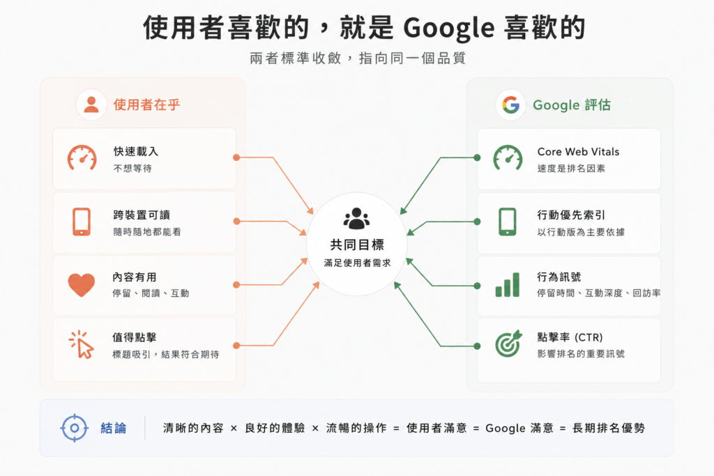 搜尋意圖與使用者意圖的交集